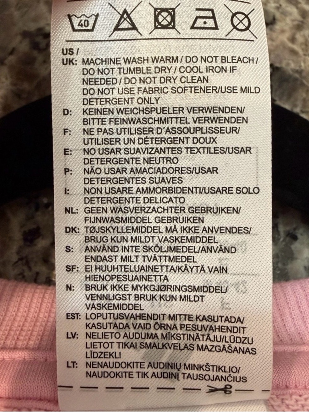 adidas Pink Crewneck Sweatshirt with White Logo - Picture 3 of 4